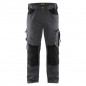 Pantalon cordura stretch 2D BLAKLADER Gris moyen Noir 42