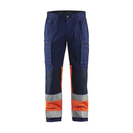 Pantalon artisan haute-visibilité stretch BLAKLADER Orange 42