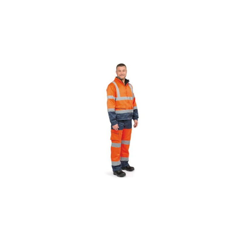 Veste de travail haute visibilité orange taille M