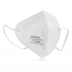 Masque respiratoire antipoussière FFP2 pliable sans soupape boîte de 20