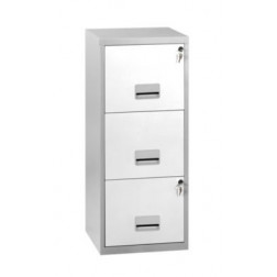 CLASSEUR 3 T PRATIC ALU/BLANC