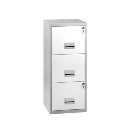 CLASSEUR 3 T PRATIC ALU/BLANC