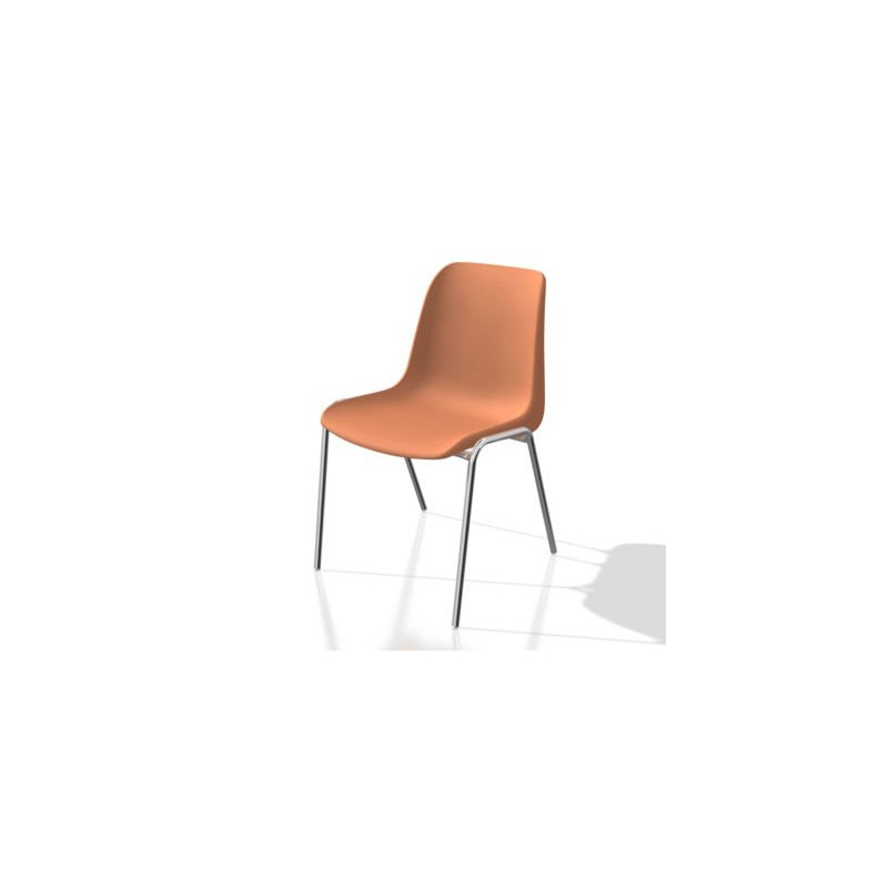 CHAISE COQUE UNIVERSELLE ORANGE