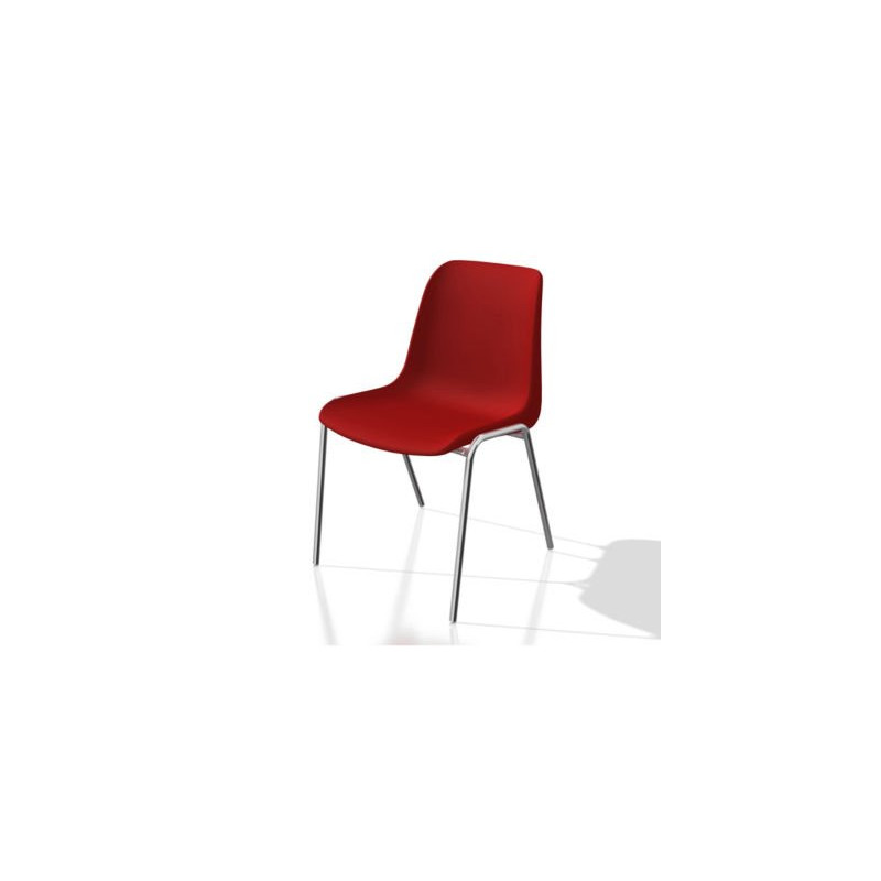 CHAISE COQUE UNIVERSELLE ROUGE