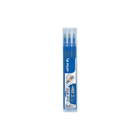 LOT 3 RECHARGES FRIXION BLEU 0,7MM