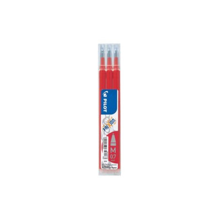 LOT 3 RECHARGES FRIXION ROUGE 0,7MM