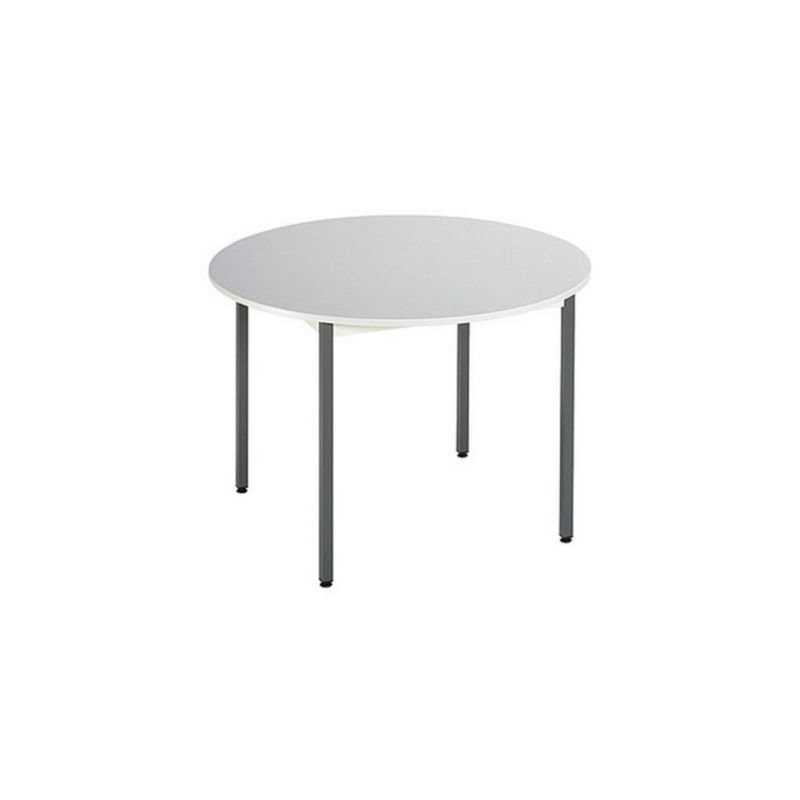 TABLE RONDE BUDGET GRIS/GRIS FONCE