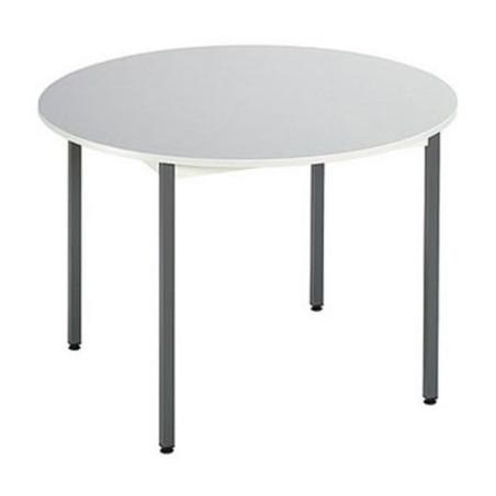 TABLE RONDE BUDGET GRIS/GRIS FONCE