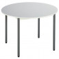 TABLE RONDE BUDGET GRIS/GRIS FONCE