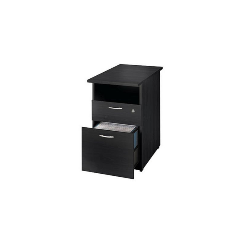 CAISSON HAUTEUR BUREAU PRONTO NOIR